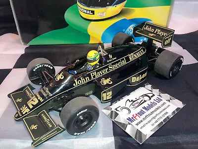 1:18 Minichamps 540861812 Ayrton Senna Lotus Renault 98T 1986 • £179.99