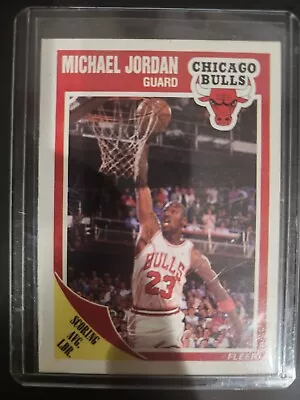 1989-90 Fleer Michael Jordan #21 Chicago Bulls NICE L@@K!! • $4.99