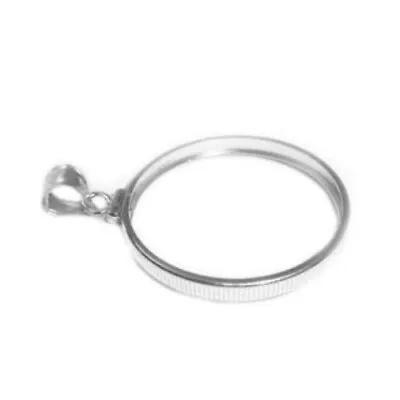 Australian Penny Sterling Silver Coin Edge Bezel With Screw Top Bail • $37