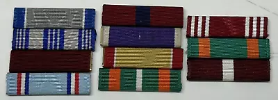 Vintage Military Ribbon Bars Army Navy Air Force Marines Coast Guard Group C 11 • $11.99