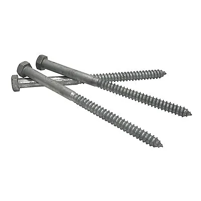 1/2  X 8  Lag Bolt Screws | Hex Head | Hot Dip Galvanized | 10pcs Box • $32.99