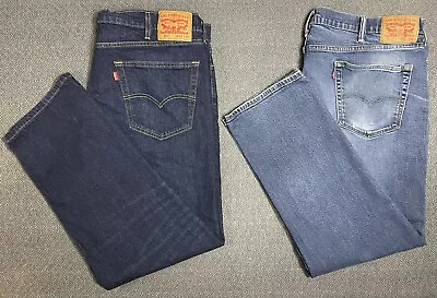 Levi 541 Light Blue & Levi 505 Dark Blue 42x30 Lot Of 2 Men's Jeans • $45