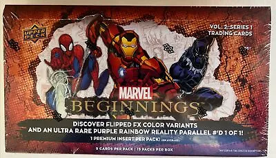 Upper Deck Marvel Beginnings Factory Sealed Hobby Box • $75