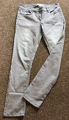 £5.99 • Buy Next Size 12 Petite Relaxed Skinny Blue & White Striped Jeans 