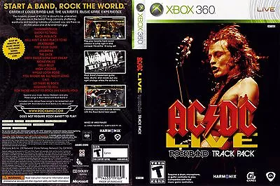 Microsoft Xbox 360 AC/DC Live: Rock Band Track Pack Video Game Download Code • $5.99