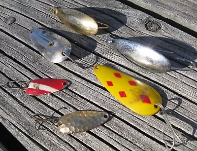 Vintage Fishing Spoon Mixed Lot Of 6 Spoons • $10.99