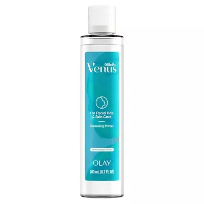 Gillette Venus For Facial Hair & Skin Care Cleansing Primer 6.7 Oz OLAY - NEW • $9.69