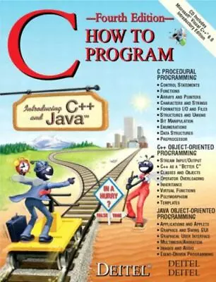 C How To Program Introducing C++ And Java • $8.74