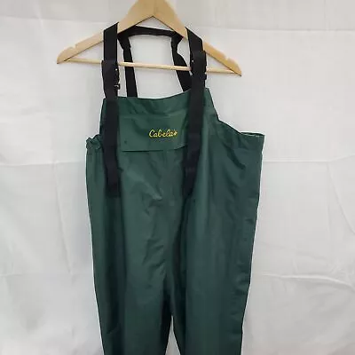 Cabela's Green Chest Wader Fishing Jumpsuit Size 8 • $9.99