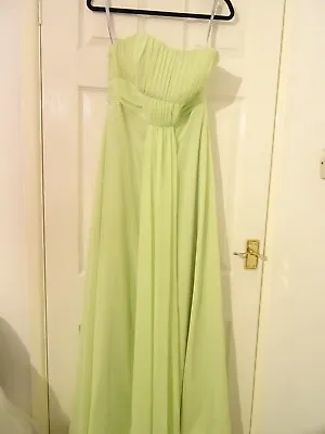  Lovely Soft Mint Green  Prom /bridesmaid Dress-size 12 • £18