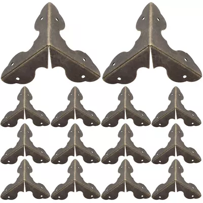 Metal Corner Protectors With Screws For Furniture Cabinet (20pcs)-RP • £8.99