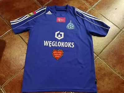 Ruch Chorzów 2012/13 Home MATCH WORN Shirt Kikut Adidas Large Poland Polska  • $111.97