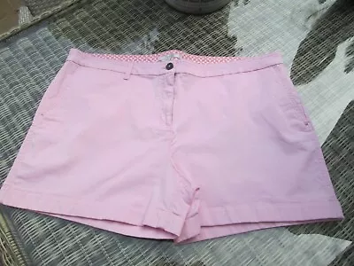  Boden Pink Cotton Chino  Shorts- Size UK 22-G1 • $21.12