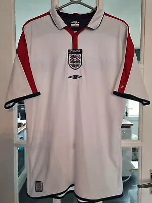 England Umbro 2003/05 Reversible Home Shirt Mens UK Size Large • £15