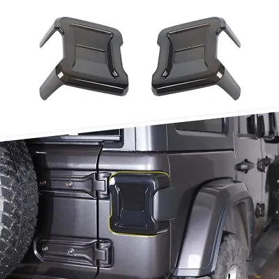 2xSmoked Black Rear Tail Light Lamp Guard Cover Accessories For Jeep Wrangler JL • $48.99