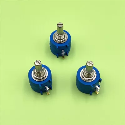 3pcs 3590S 100R To 100K Ohm Multi Turn Wirewound Rotary Precision Potentiometer • $10.99