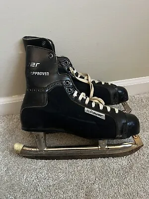 Vintage Ice Skates Bauer Men’s Size 9 Official Approved Women’s 10 Unisex • $29