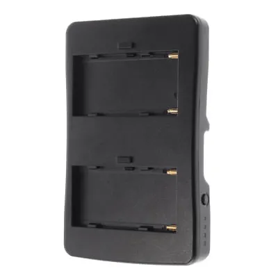 $27.89 • Buy Black V-Mount Dual Battery Converter Adapter Mount Plate For Sony NP-F970/F770
