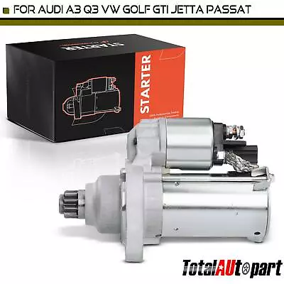 Starter For Audi A3 TT Quattro Volkswagen Beetle Golf Jetta 1.1 KW 12V 10 Teeth • $73.99