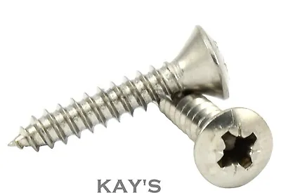 RAISED POZI COUNTERSUNK SELF TAPPING SCREWS A2 STAINLESS TAPPERS No.467810 • £3.39