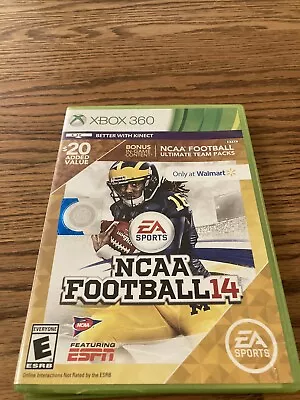 [NO GAME] NCAA Football 14 (Microsoft Xbox 360 2013) CASE & ARTWORK ONLY • $13.88
