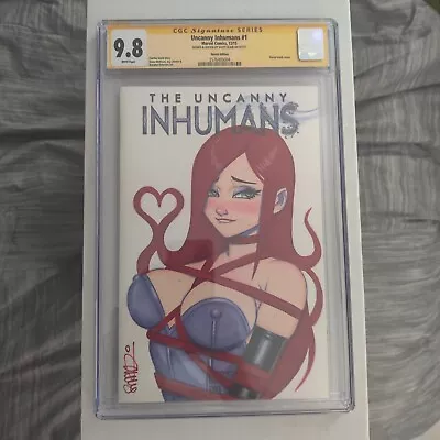 Medusa Uncanny Inhuman CGC 9.8 SS OA ORIGINAL SCOTT BLAIR SKETCH COMIC COVER ART • $2699.99