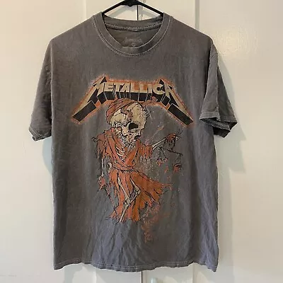 Metallica And Justice For All Pushead Shirt Metal Band Megadeth Iron Maiden S • $14.99