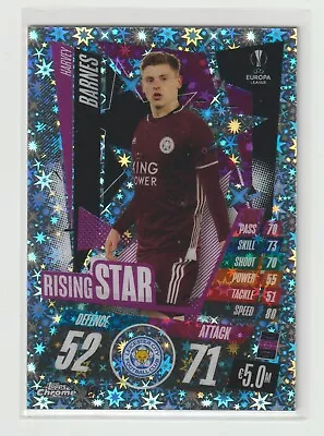 2020-21 Topps Chrome Match Attax X-fractor [ Harvey Barnes ] Leicester City • $3.99