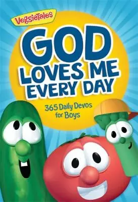 God Loves Me Every Day: 365 Daily Devos For Boys [VeggieTales] • $6.18
