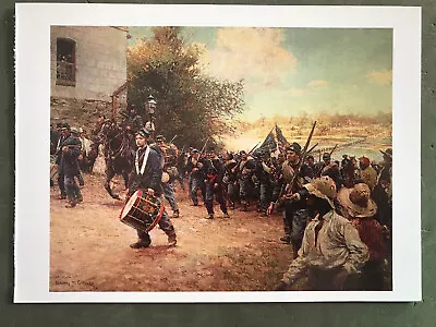 POSTCARD UNUSED- THE CIVIL WAR- 3rd MINNESOTA INFANTRY ENTERING LITTLE ROCK 1863 • $6.95