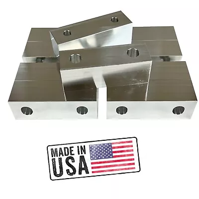 6x2x2  Machinable Standard Soft Jaws 5 Set Aluminum Fit Kurt 6  Vises REVERSIBLE • $169.52