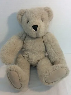  Vintage Vermont Teddy Bear 16 1/2” Fully Jointed Teddy Bear 1984 (OB-19) • $14.99