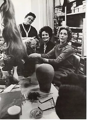 1979 Vintage Print New York Metropolitan Opera Sarolta Wig Makeup Room • $24.88