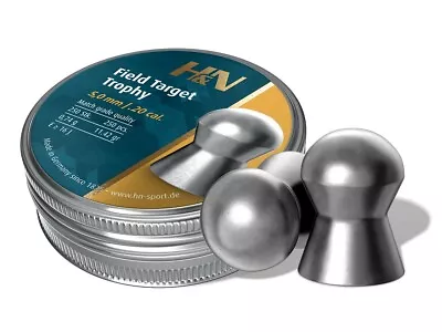 $18.95 • Buy H&N Field Target Trophy 250 Count DOMED Match 5mm .20 Caliber Pellets GERMANY