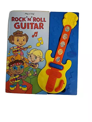 Play-a-Song Sing Along Book Kids Rock N' Roll Toy Guitar Plays 5 Songs ABC's Toy • $19.99
