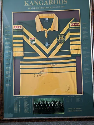 $250 • Buy  1994 Kangaroos Tour Of Britain And France  - NRL Signed Jersey
