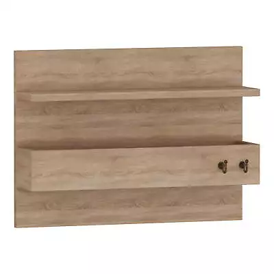 Furniture Hazel Oak Wall Coat Rack With Shelf • $27.69