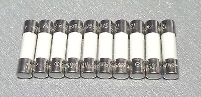 $10.25 • Buy 10PCS 2.5A T2.5A Ceramic Fuse M205 5mm X 20mm Slow Blow 250V AUSTRALUX