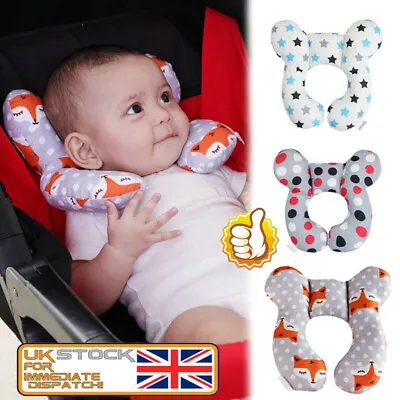 U-Shaped Pillow Baby Travel Car Seat Pillow Stroller Cushion Head Neck SupportHB • £7.70