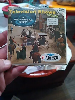 Sawyer's View-Master Set TELEVISION SHOWS AT UNIVERSAL STUDIOS California 1964 • $25