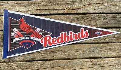 Memphis Redbirds Vintage Circa 1998 Team Logo Baseball Pennant PCL • $34.99