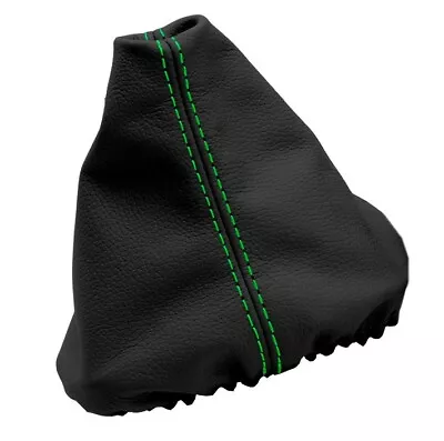 Manual Shift Boot Cover Leather For VW Jetta Vento MK3 1991-1998 Green Stitch • $28.99