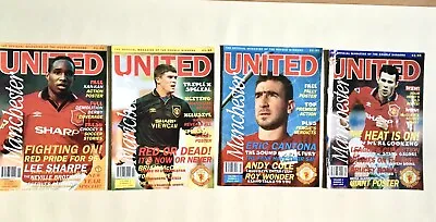 Manchester United Magazines From 1995 Volume 3 Numbers 1 - 4 • £6.95