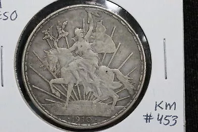 1910 Mexico Caballito Peso Independence 4O74 • $165