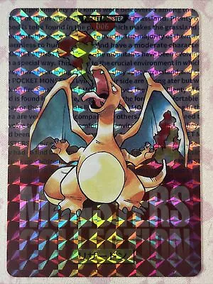 Pokémon CUSTOM Charizard Holo 006 Bandai Carddass 1996 Japanese DISPLAY ONLY #2 • $8.99