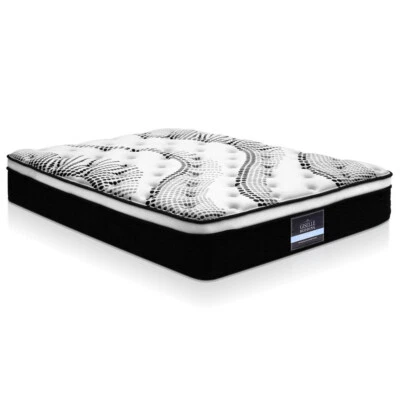$233.95 • Buy Giselle Bedding DOUBLE Mattress Bed Size Euro Top Pocket Spring Foam 32CM