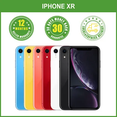 New Apple IPhone XR 64GB 128GB  Factory Unlocked AU SELLER FREE EXPRESS • $449