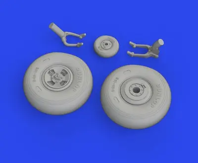 EDUARD BRASSIN 1/48 HURRICANE Mk.II WHEELS 648918 For ARMA HOBBY KIT • £6.49