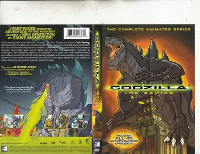 Godzilla-The Series-The Complete Animated Series-1998-Animated Go-4 DVD • $34.95