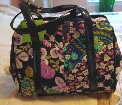 NEW W Tag  Vera  Bradley  Frame Satchel Handbag  Floral • $50